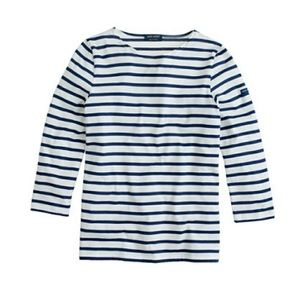 NWT Saint James for J. Crew Breton stripe shirt, M